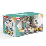 Dolu loopauto met toeter wit groen geel 47x37x20.5cm - afbeelding 6