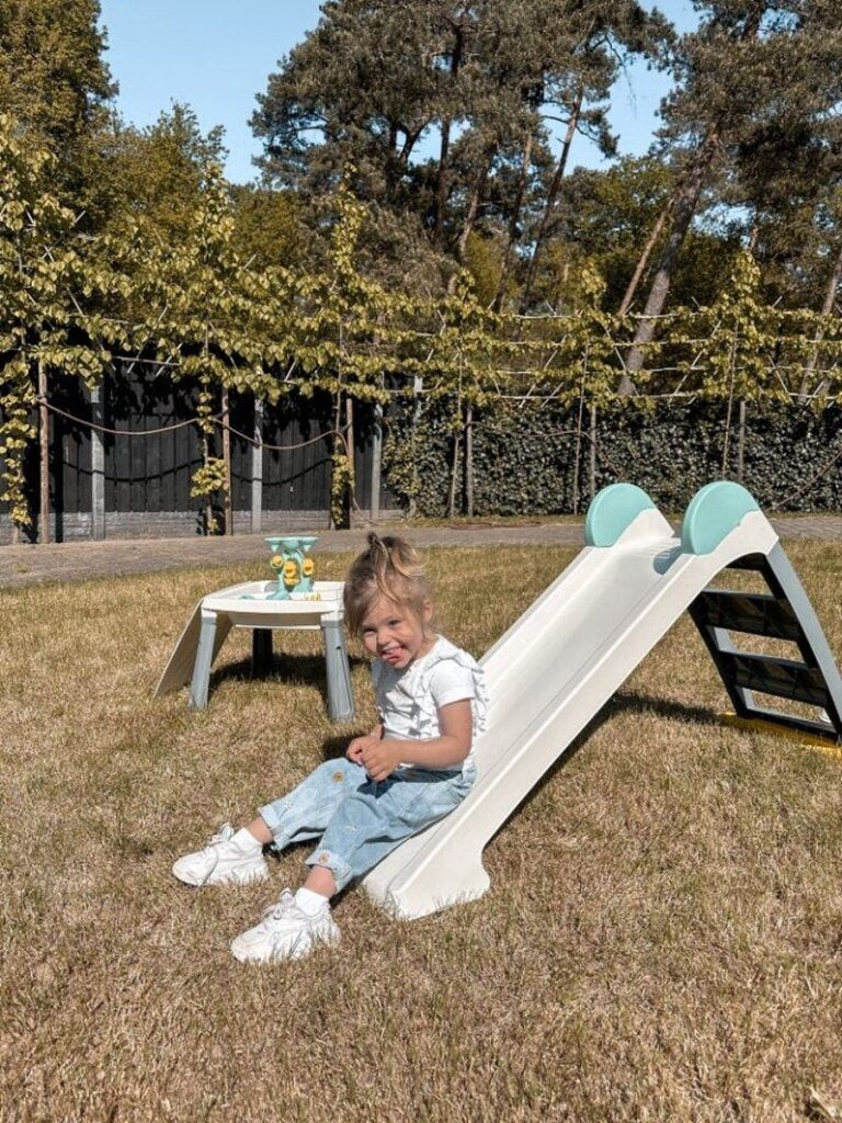 Dolu waterglijbaan 72x133x45 cm wit blauw geel
