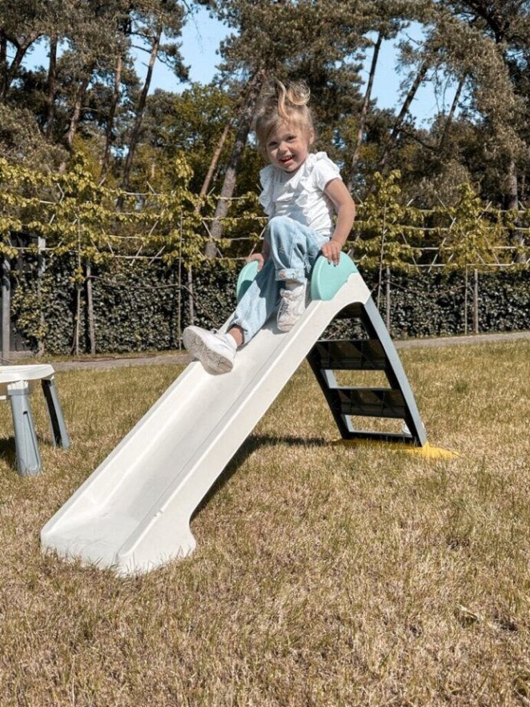 Dolu waterglijbaan 72x133x45 cm wit blauw geel