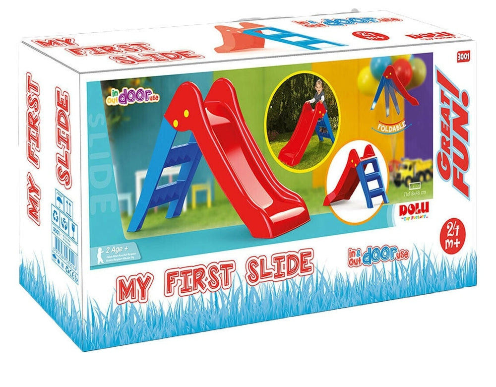 Dolu glijbaan 70x111x47cm blauw rood