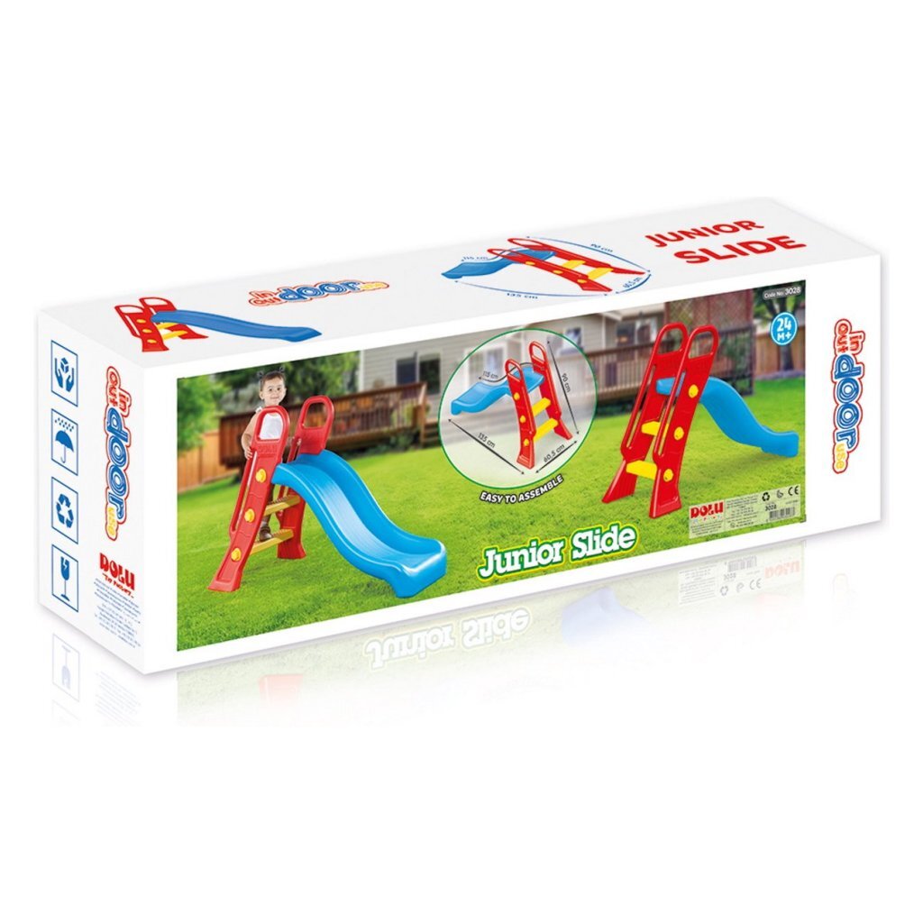 Dolu junior glijbaan 60.5x135x90cm blauw rood
