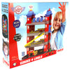 Dolu new york garage met 4 etages 2 die-cast auto #039;s 2 verkeersborden boom