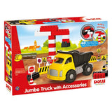 Dolu jumbo bouwtruck met accessoires 40-delig - afbeelding 1