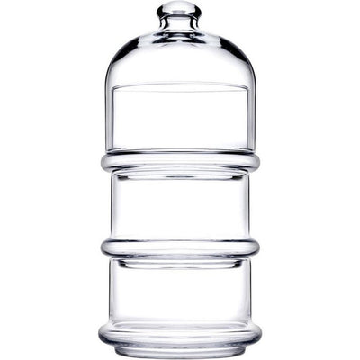 Overige merken pa?abah ccedil;e glazen toren voorraadpot 26x11.8 cm