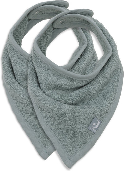Jollein - slab bandana - katoen - slabbetjes baby - 2 stuks - sea green - 2 stuks