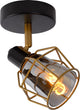 Lucide nila - plafondspot (plafondlamp) - 1xe14 - zwart