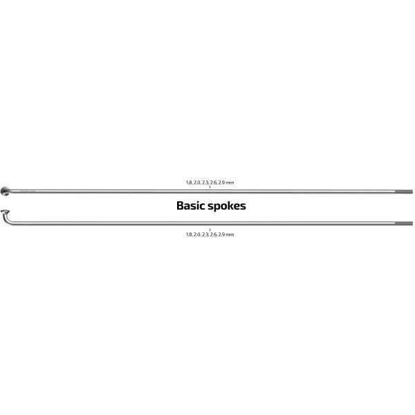 Spaken 276-14 Sapim Leader ø2.00 mm FG 2,3 - RVS (100 stuks)