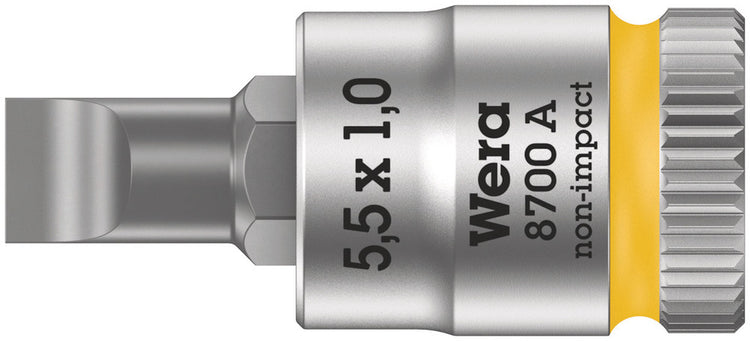 Wera 8700 a fl zyklop bit dop-combinatie met 1 4 aandrijving , fl 1,2 x 6,5 x 28 mm - 1 stuk(s) - 05003322001
