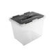 Sunware onyx opbergbox 15l transparant antraciet