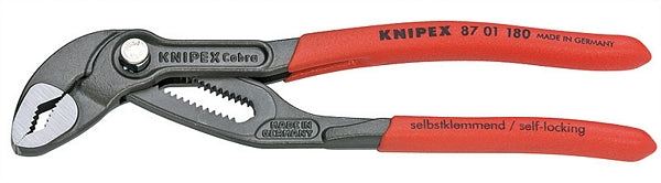 Knipex cobra waterpomptang 8701180 zweedse- waterpomp-tang (rood, 180 mm)
