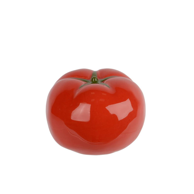 Decoris groente tomaat porselein 9x9x6,5cm