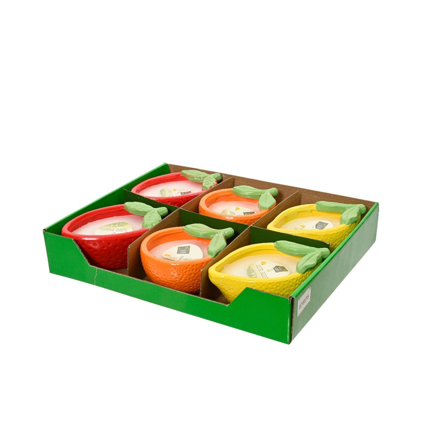 Decoris citronella kaars fruit 14x10x5,5cm