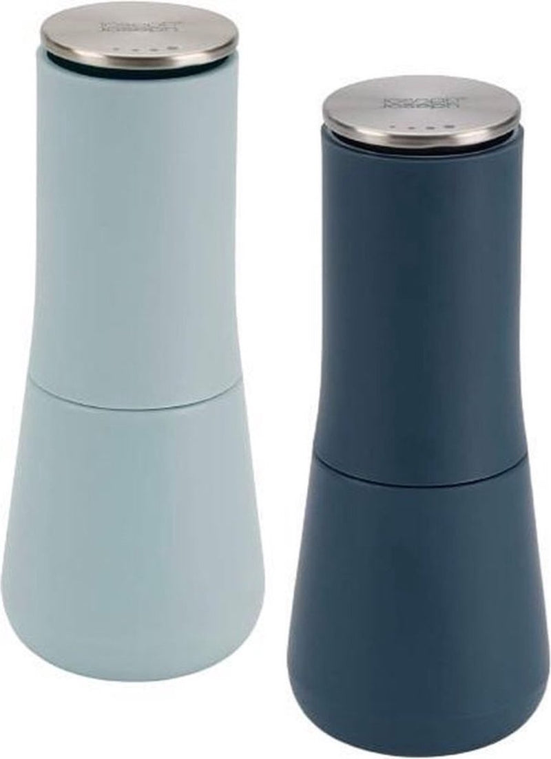 Joseph joseph edition sky - peper- en zoutstel - milltop - 17 cm - blauw - 2-delig