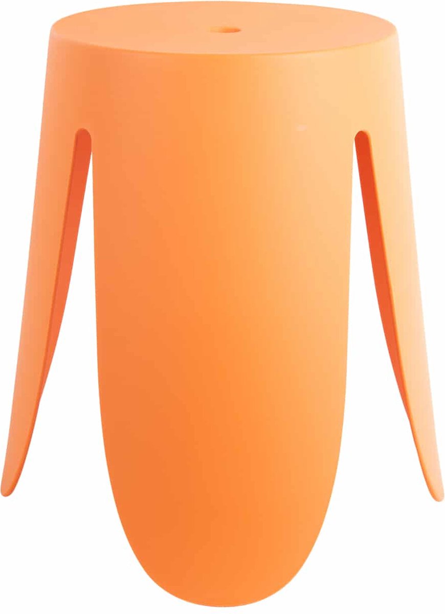 Leitmotiv kruk ravish - oranje - ø43cm - scandinavisch