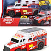 Dickie toys ambulance - 15 cm - licht en geluid - speelgoedvoertuig