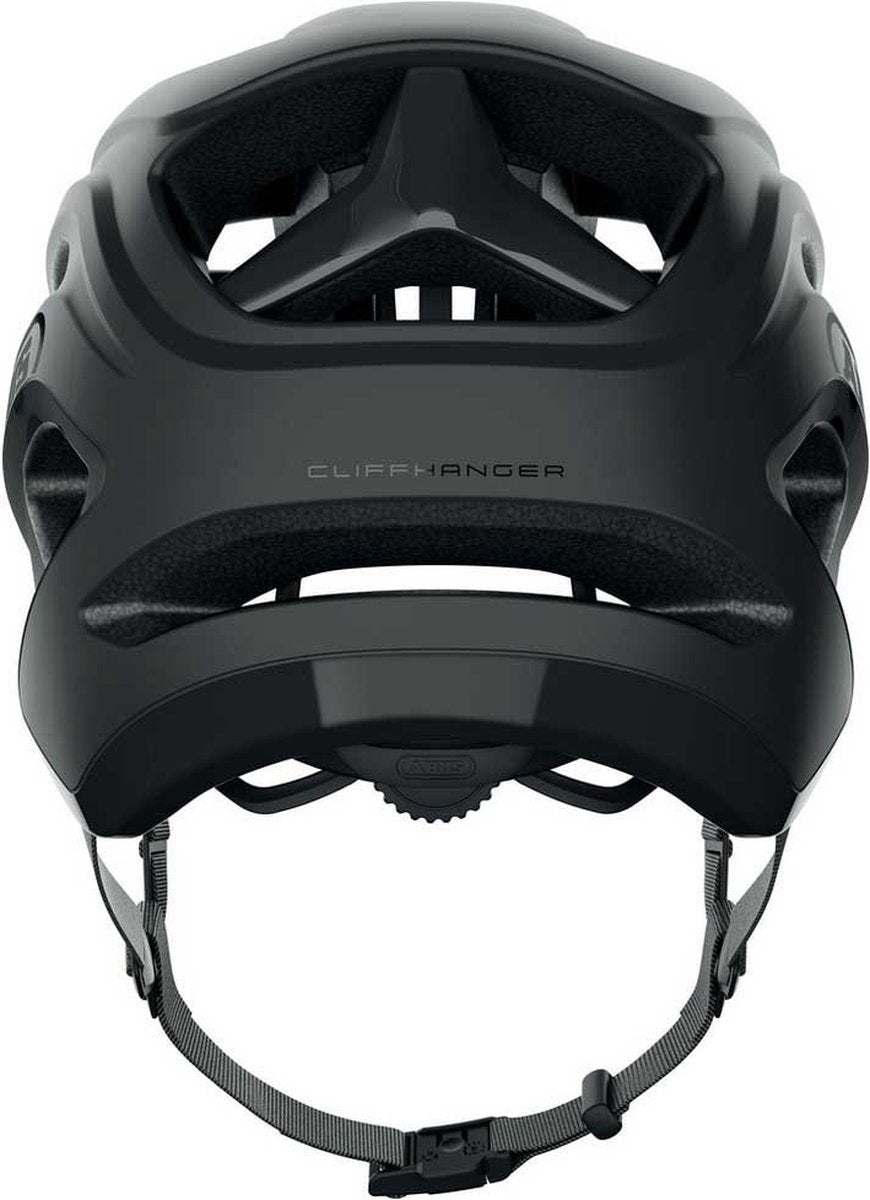 Abus fietshelm cliffhanger velvet black m - 54-58 cm - zwart - geschikt voor gebruik op mountainbikes - 325 g