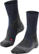 Falke tk1 anti-blaar dik wol functioneel materiaal wandelsokken dames blauw - maat 39-40
