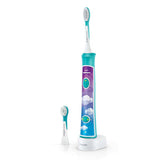 Philips hx6322 04 sonicare for kids elektrische tandenborstel groen wit - afbeelding 1