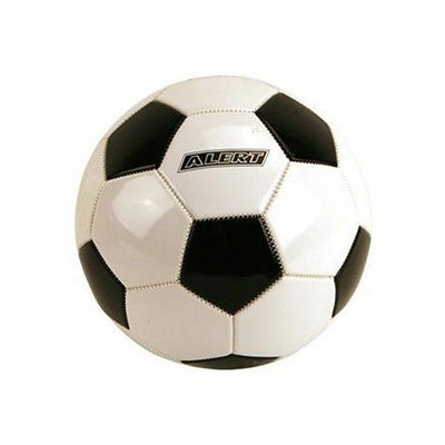 Alert voetbal maat 5 wit zwart