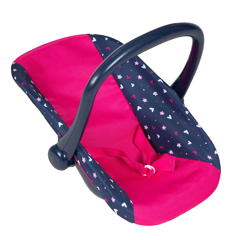 Basic poppen-draagstoeltje blauw roze
