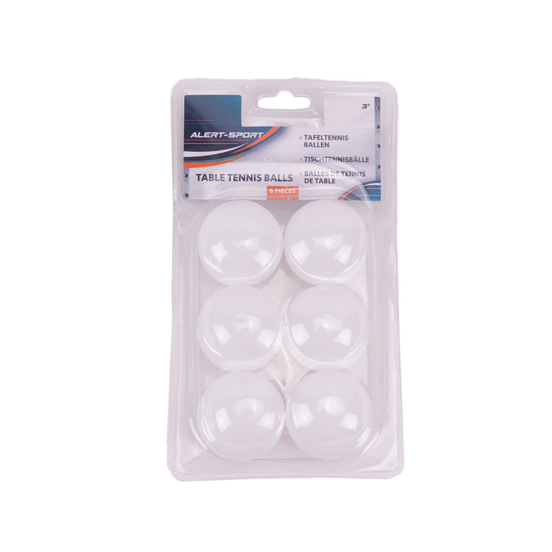 Alert sport tafeltennis ballen 6 stuks