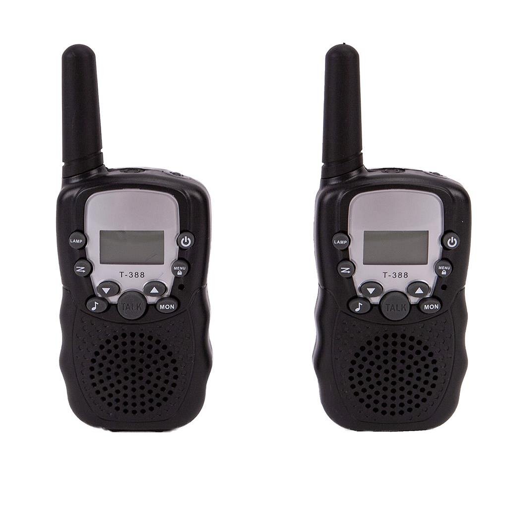 Basic science experiment t-388 walkie talkie + licht zwart