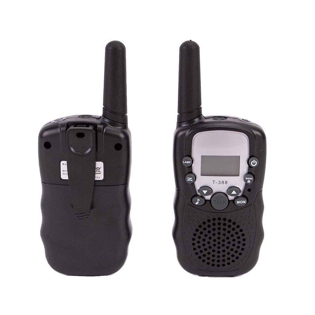 Basic science experiment t-388 walkie talkie + licht zwart
