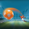 Overige merken kickerball maat 4 oranje wit