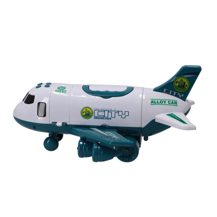 Overige merken vliegtuig city dreamliner 25x30 cm + licht en geluid