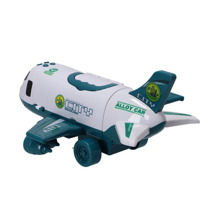Overige merken vliegtuig city dreamliner 25x30 cm + licht en geluid
