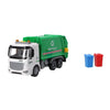 Overige merken recycle vuilniswagen 30 cm + licht en geluid groen wit