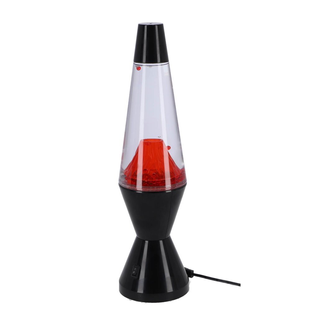 Overige merken lava lamp vulkaan zwart rood