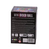Party time! led mini disco bal zwart