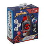 Spiderman speel en leer horloge rood zwart - afbeelding 1