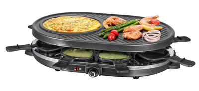 Daily home raclette grill 8 persoons