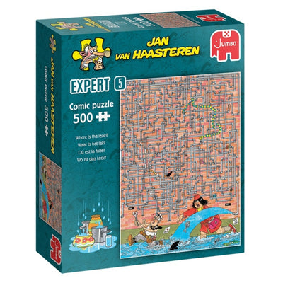 Jan van Haasteren Legpuzzel Expert 05 Where is the leak? 500st.