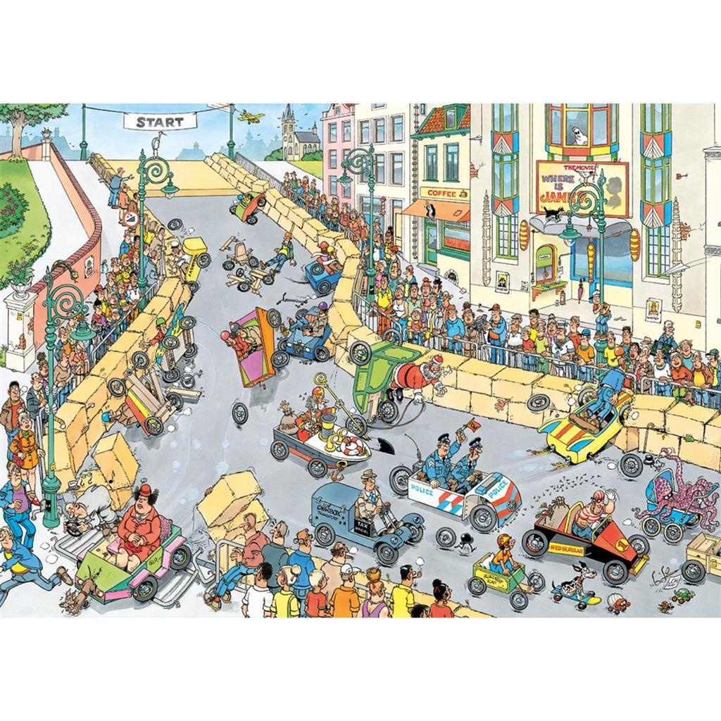 Jan van Haasteren Legpuzzel - De Zeepkistenrace, 1000st.