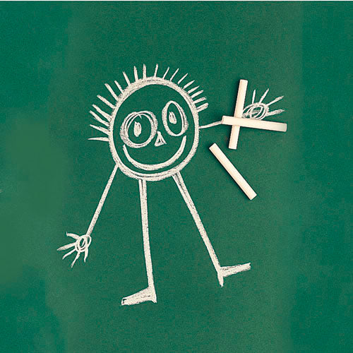 Ses schoolbordkrijt wit ã˜10mm pakje a 12 stuks