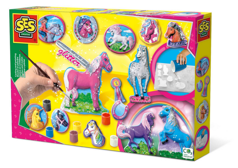 Ses creative ses gips gieten en schilderen - paarden