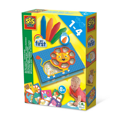 Ses creative ses my first - krijtjes dieren kaarten