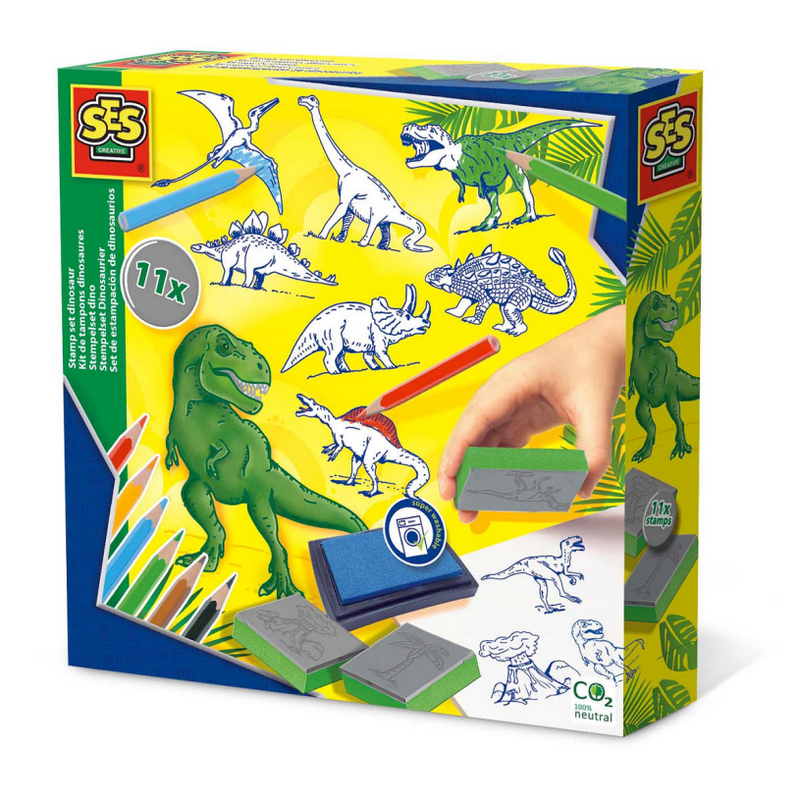 Ses stempelset dino