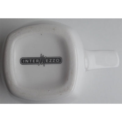 Intermezzo espresso kop en schotel alex meijer logo 3 stuks