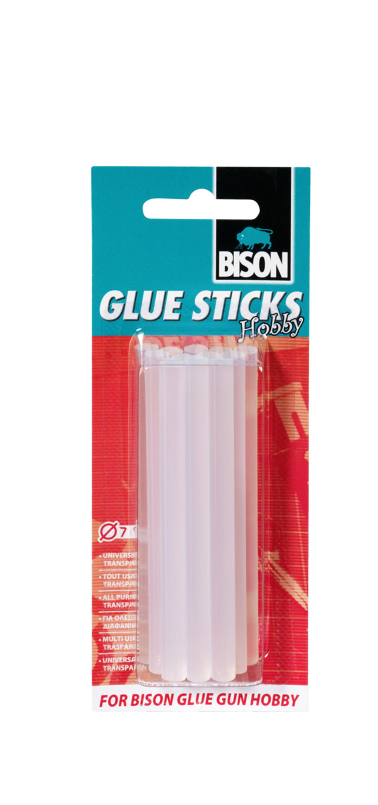 Bison lijmpistool patronen hobby glue sticks pak a 12 stuks