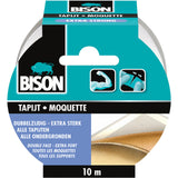 Bison tapijt tape extra sterk 10m x 5cm dubbelzijdig - afbeelding 1