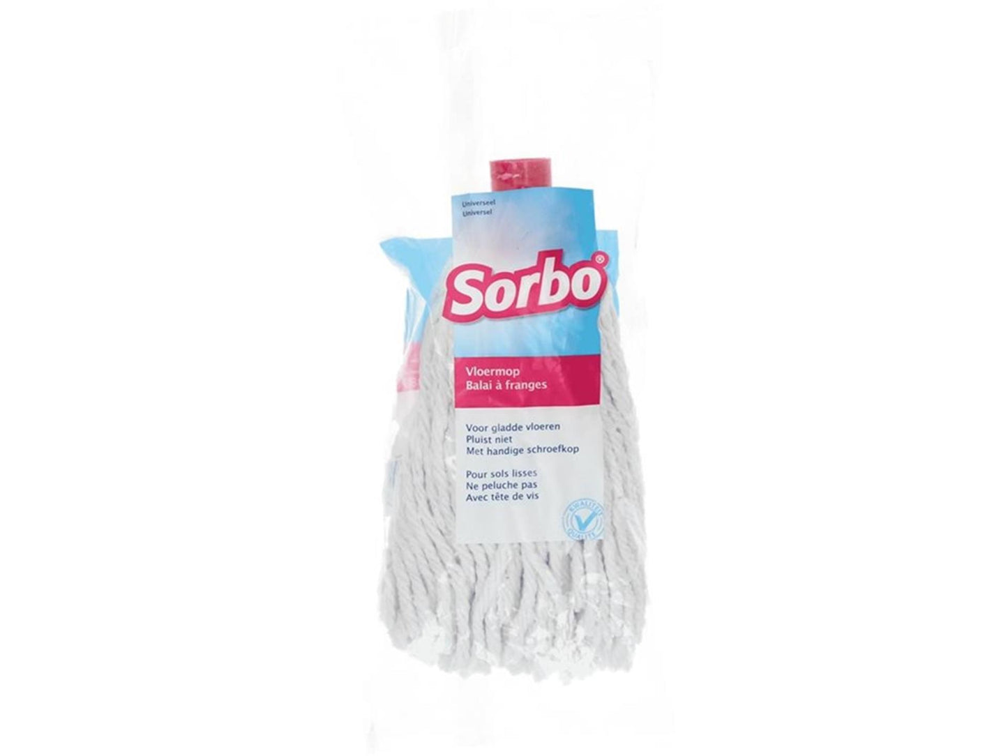 Sorbo vloermop 125 gram katoen met rode sluiting