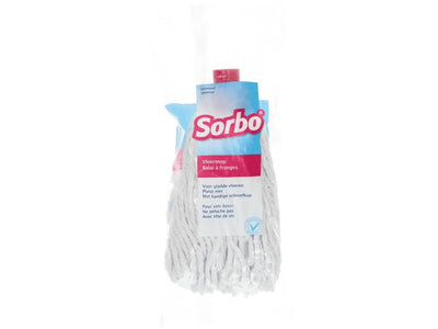 Sorbo vloermop 125 gram katoen met rode sluiting