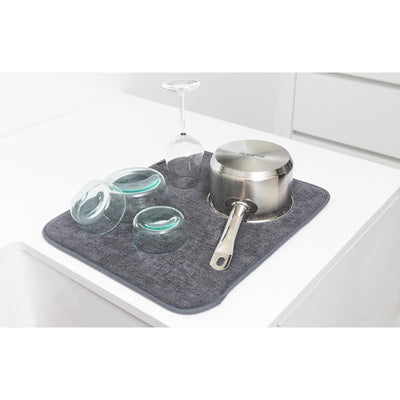 Brabantia sinkside microvezel afdruipmat 47x40 cm grijs