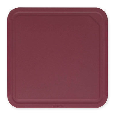 Brabantia tasty+ snijplank 25x0.8x25 cm aubergine rood