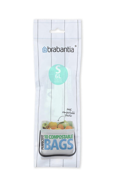 Brabantia afvalzak s compost 6l 10zakken