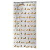 Sealskin douchegordijn duckling 180x200 cm geel
